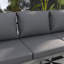 Oringas 185cm Wide Straight Patio Sofa with Cushions