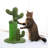 Cute cactus-shaped cat scratching post-943608397-943608400