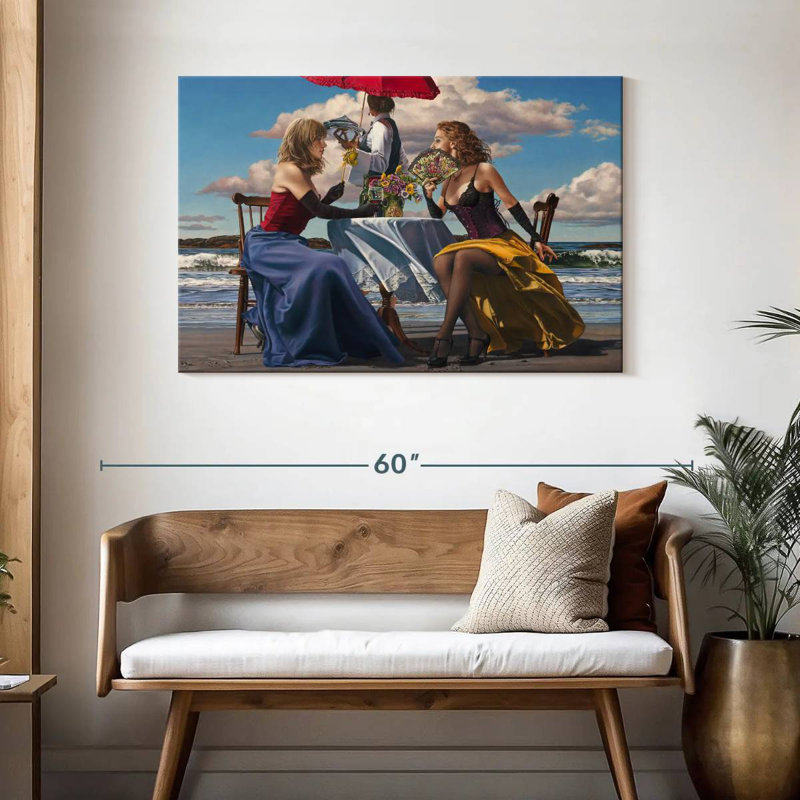 Leisha Cafe Oceanus, 30" H x 45" W