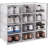 Set Of 12 Stackable Clear Plastic Transparent Shoe Storage Box In Home