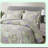 Butterfly Botanical Candy Stripe Checkered Comforter Set