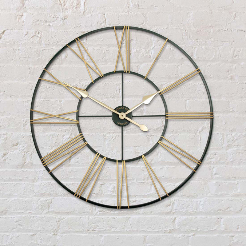 Summer House Metal Wall Clock
