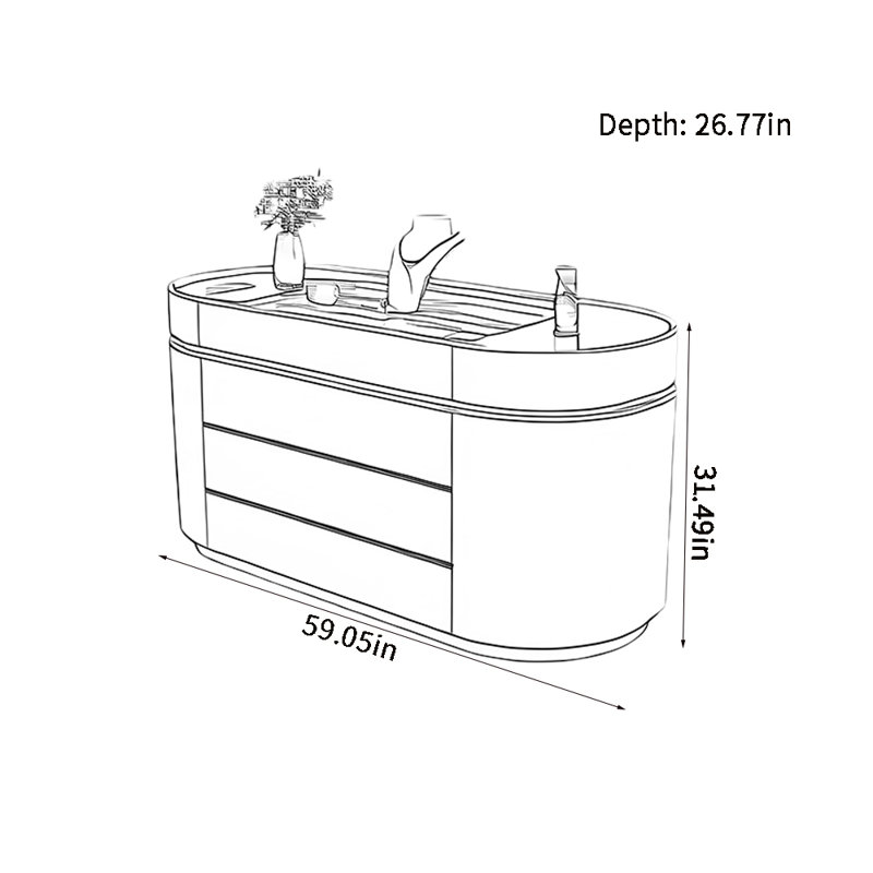 Vitrine élégante et unique avec un design de rangement, adapté pour une utilisation dans les boutiques et les magasins de vêtements