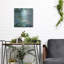 Art mural luxueux «Lily Pond 1» par Silvia Vassileva, 12 po x 12 po