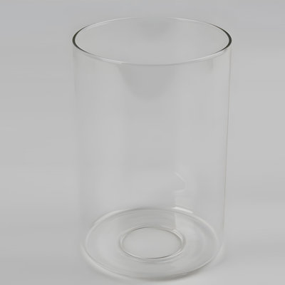 Abat-jour tambour en verre H 5,91 po x l 3,94 po