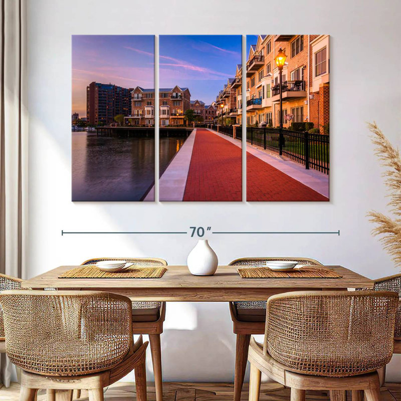 Lilie Paved Canton Waterfront, 42" H x 65" W