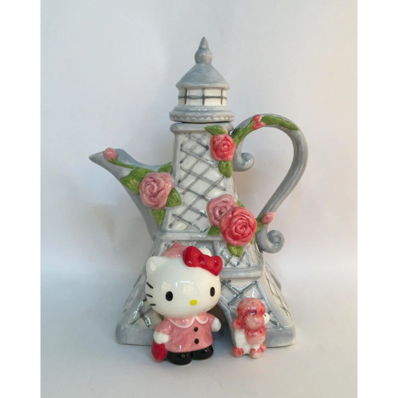 Hello Kitty Bonjour Paris Teapot