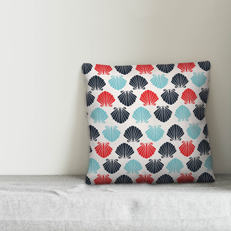 Geometric Throw Pillow, 20" x 20", Polyester/Polyfill