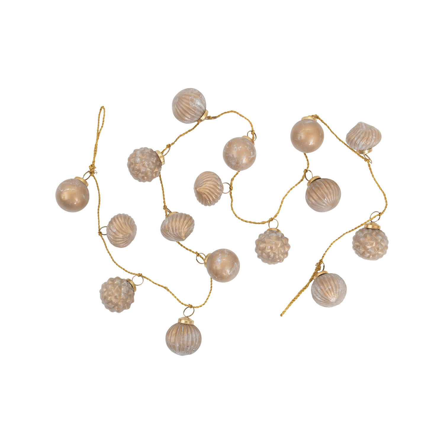 Jarah 6' Taupe Bead Novelty Garland