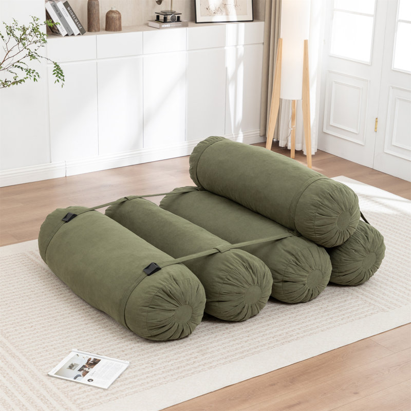 Adjustable Floor Sofa, Green