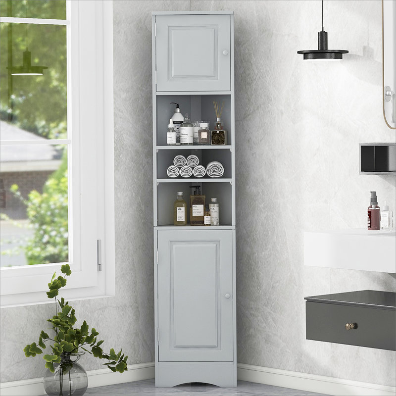 Armoire de rangement multi-fonctionnelle avec deux portes