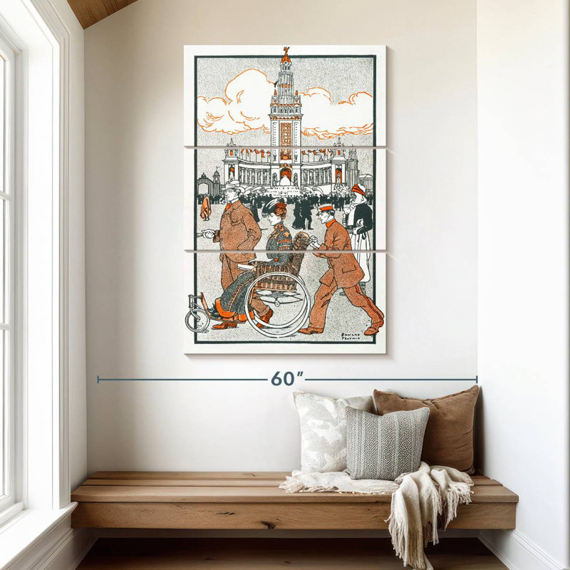 Lelar Collier's Pan-American Exposition, 50" H x 32" W