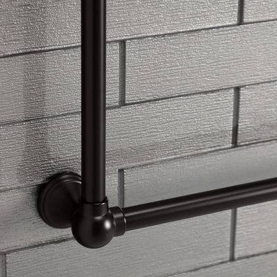 Kingston Brass Maximilien 24-Inch Wall Mount 3-Bar Towel Rack