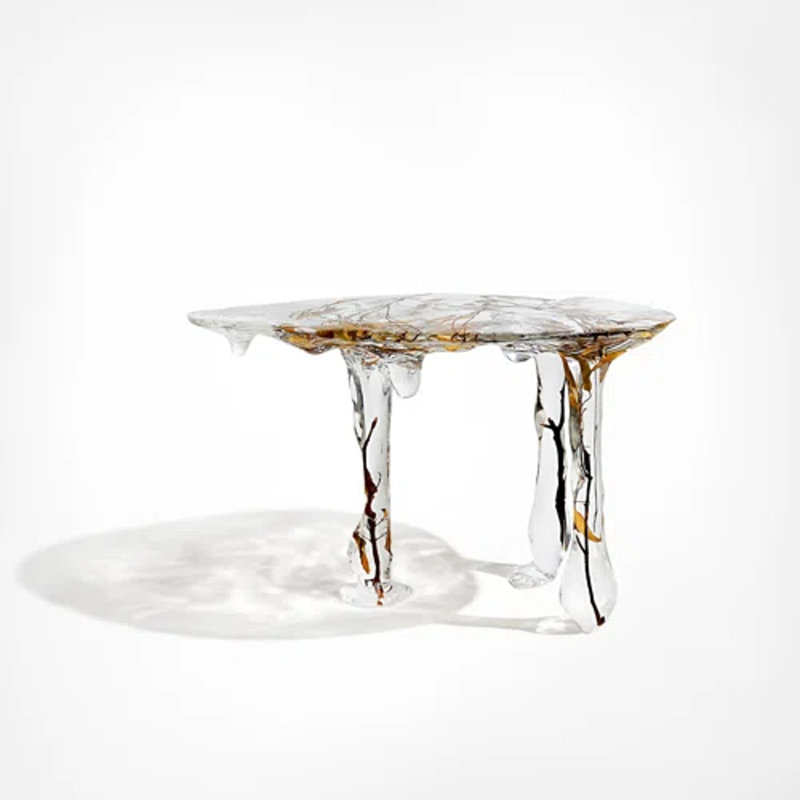 Crystal Branched Adorned Coffee Table