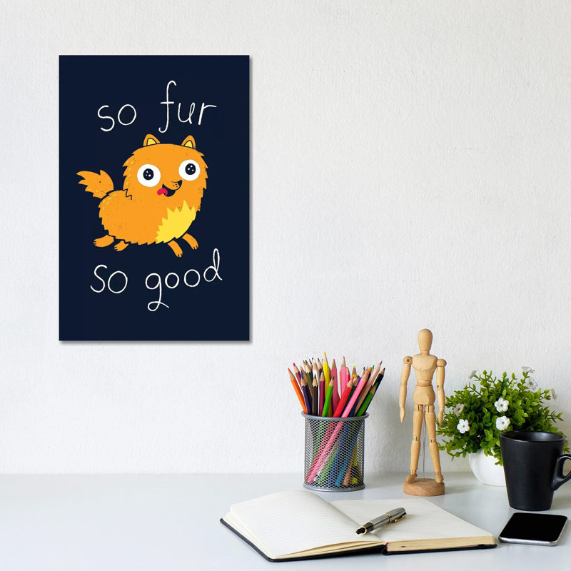 So Fur So Good by Michael Buxton - Wrapped Canvas Print, 20.32 cm H x 30.48 cm W