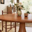Ensemble de table de salle à manger en bois massif 5 pièces avec 4 chaises d'appoint en bois massif-934480717