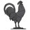 Rooftop 30" Rooster Weathervane