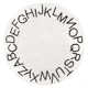 Alphabet SpinCleanhable Rug