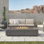 AEGEAN Propane / Natural Gas Outdoor Fire Pit Table-927486156-820273393