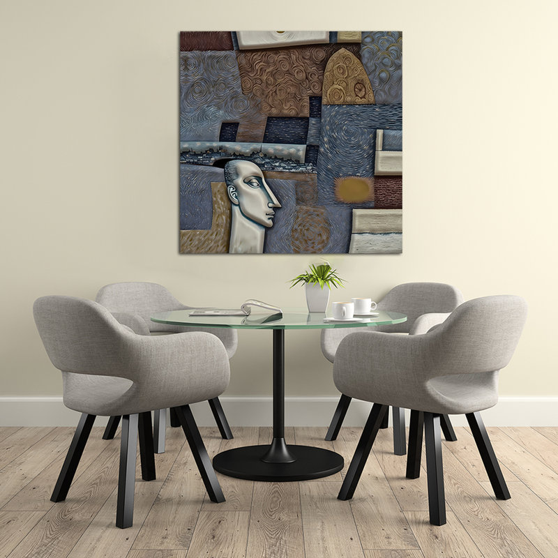 Homme moderne I, H 24 po x l 24 po