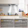 VIKIO 36" 600 CFM Convertible Insert Range Hood in Stainless Steel with Baffle Filter, Charcoal Filter and LED Lights