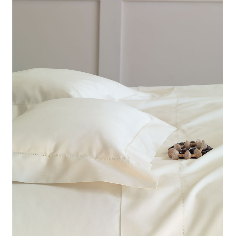 Gianna Cotton Pillow Sham, Ivory, King