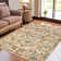 Modern Floral Machine Washable Rugs with Non-Slip Backing Stain Resistant Easy Cleaning Low Pile Floor Cover Non Shedding Folding Throw Carpet For Home Decor