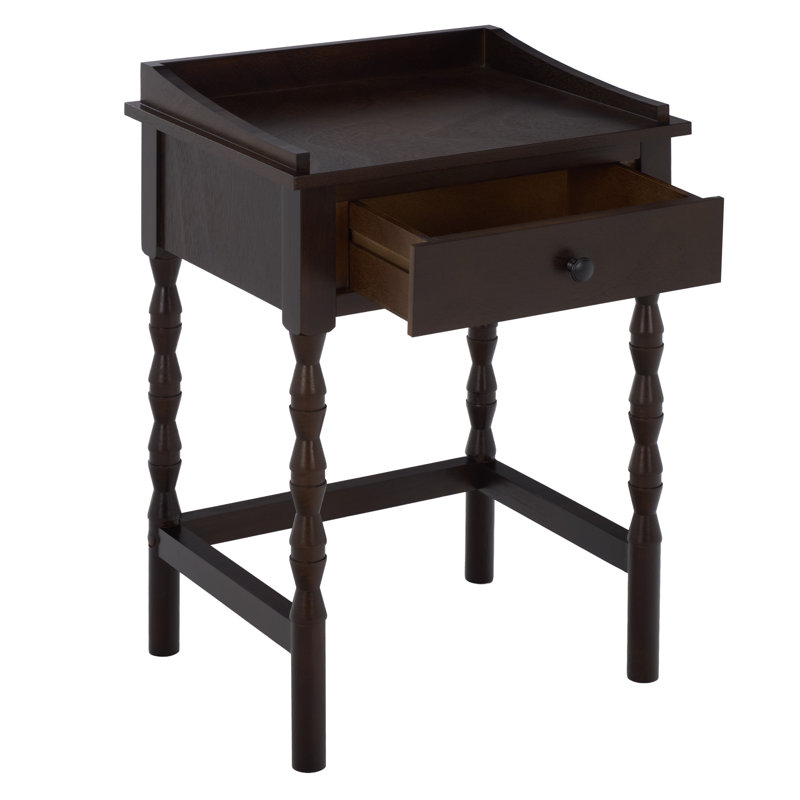 Table d'appoint Astroth, Chocolat noir