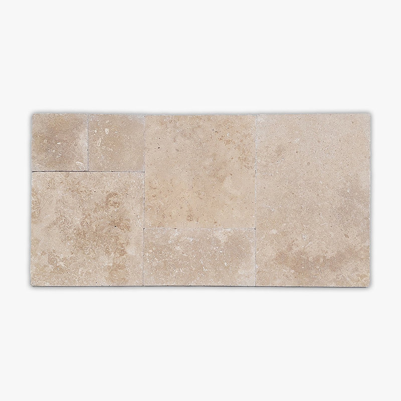 Noce Tumbled 8 Inch Versailles Travertine Paver