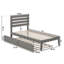 Lit plateforme avec lit gigogne en bois massif Jaqson par Harriet Bee-49622925-49622927