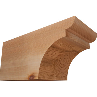 5 1/2"W x 6"H x 12"L Yorktown Smooth Rafter Tail, Western Red Cedar