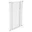 Barrière de sécurité extra haute réglable de 142 cm (56 po) pour chats et chiens - Ensembles de fixation par pression et murale, espacement réduit des barreaux, barrière de sécurité pour escaliers et portes d'intérieur-1344333912