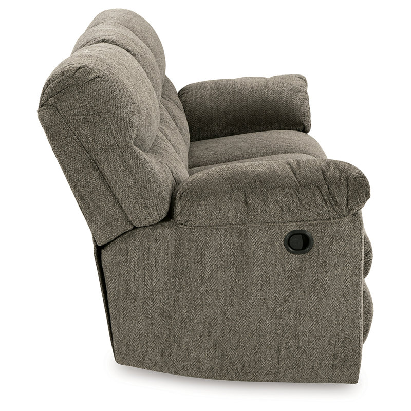 Canapé inclinable, causeuse et fauteuil inclinable Alfons, Marron foncé