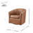 Rabinowitz Upholstered Swivel Barrel Chair-1917379146