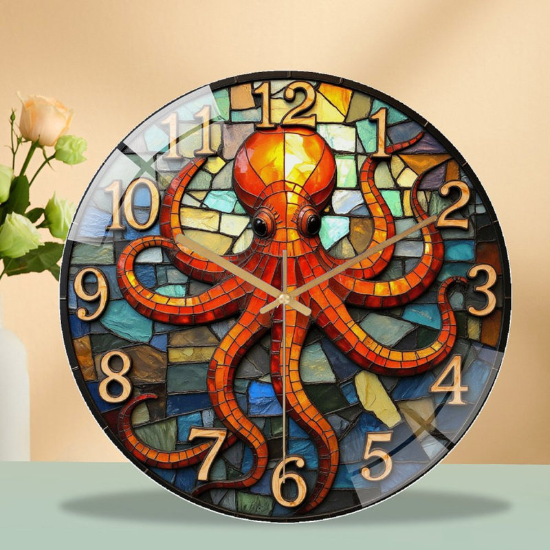 Horloge murale Octopus