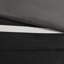 Édredon 7 pièces pour lit double en faux suède noir 1 jupe de lit et 3 coussins décoratifs pour un look élégant dans 2 taies décoratives assorties-125963405-125963407