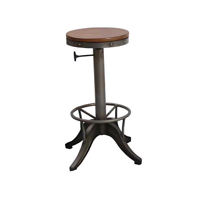 Aoki Counter Stool with Metal Frame, Bar Stool (76cm Seat Height)