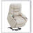 Nairi Ivory Leather Aire Power Motion Recliner with Lift, Heating & Massage Function