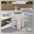 Timitra 17" Round Fiberstone Accent Table – Arched Leg Base with Floor Protectors for Patio or Living Room Use-423281379