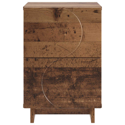 33.5cm W Engineered Wood Bedside Table