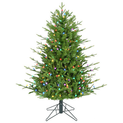 Sapin de Noël vert 4 pi avec 250 lumières DEL
