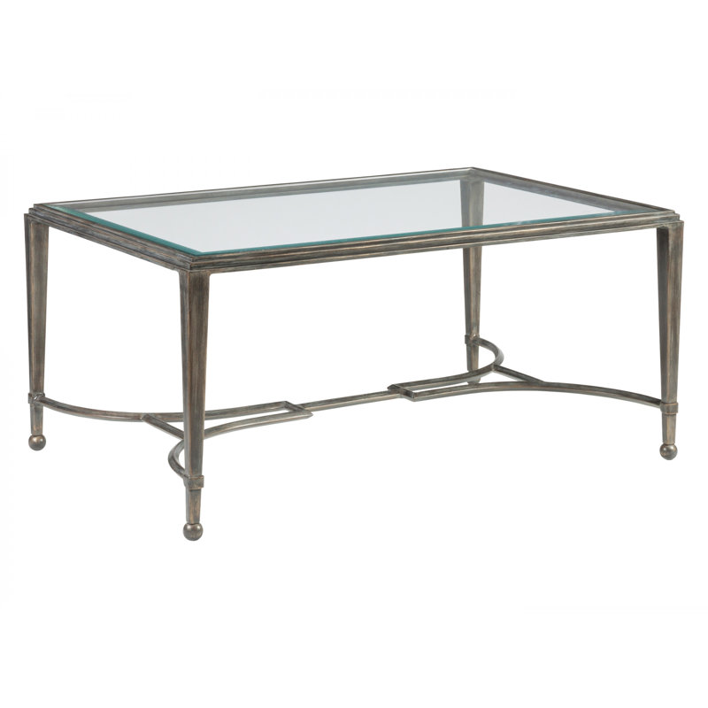 Metal Designs Sangiovese Cocktail Table, St Laurent, 20" H x 42" L x 28" W
