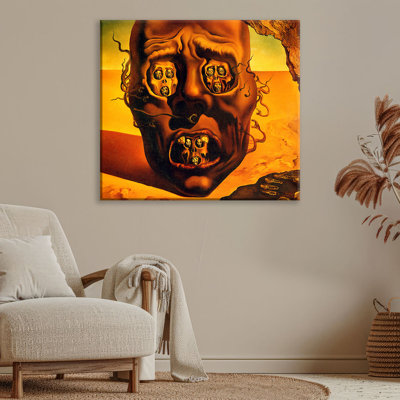«The Face of War» par Salvador Dali, toile tendue avec châssis