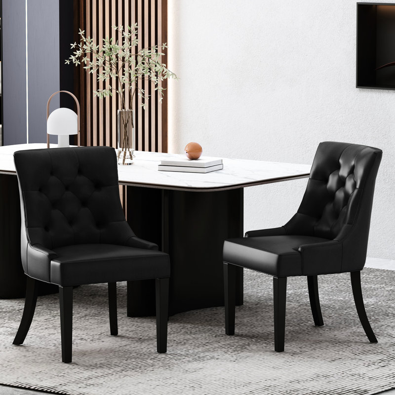 Chaise de salle à manger moderne 2 pi
