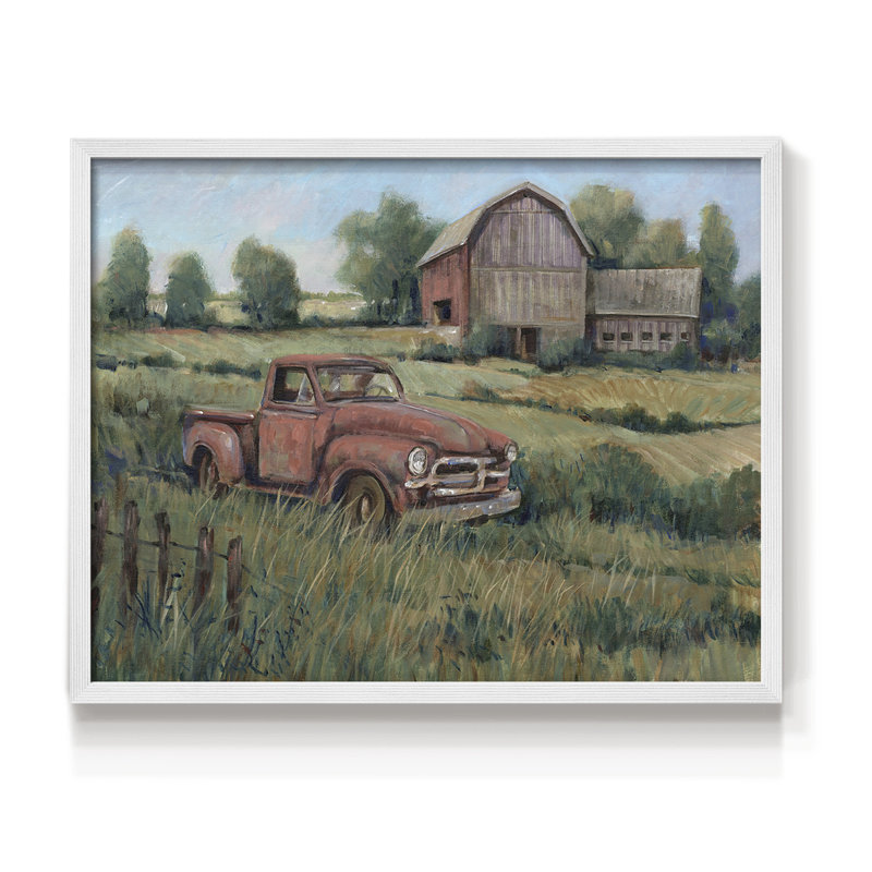«Rusting Away II», reproduction encadrée, H 11 po x l 14 po, Blanc