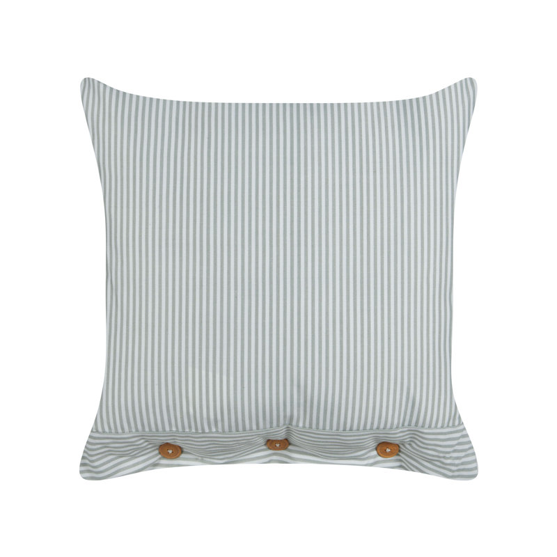 Radojica Striped Blue Cushion, 45cm H x 45cm W, Square