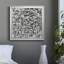 «Black and White and All Over», reproduction d'art sur toile encadrée-1207958988-1207958991