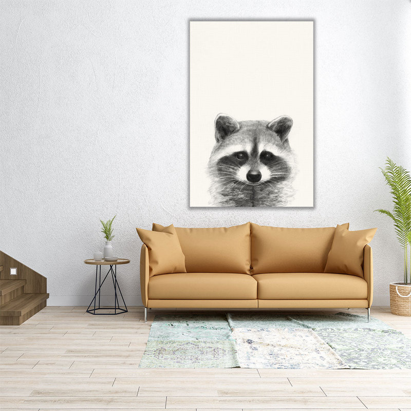 Animal Mug II - reproduction d'art sur toile, H 60 po x l 40 po