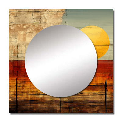 Dencho - Modern Geometric Large Square Mirror Wall Decor For Bedroom