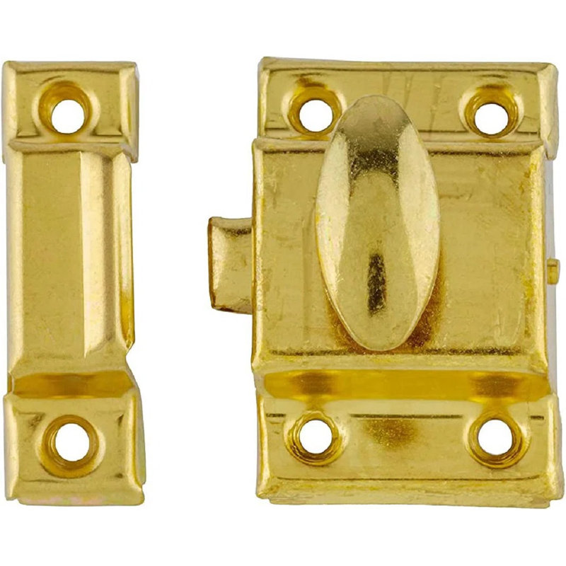 Loquet estampé en laiton avec loquet